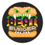 Beatburger Bites Back Monster Logo Sticker