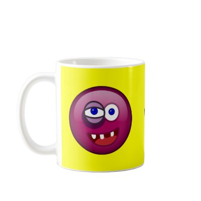 Beaten up purple mug by antiboris