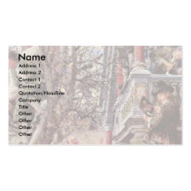Beati Possidente (Blessed Are Those Who Have) Business Card Template