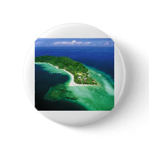 Beatiful Borneo Island Pinback Buttons