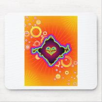 beating heart mouse pad