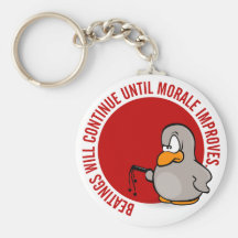 Beatings will continue until morale improves key chain