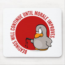 Beatings will continue until morale improves