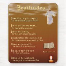 Beatitudes art mouse pad
