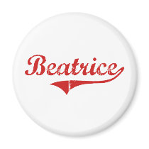 Beatrice Nebraska Classic Design Refrigerator Magnet