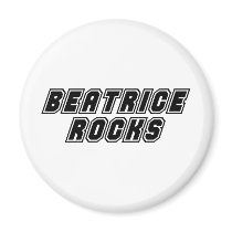 Beatrice Rocks Refrigerator Magnet