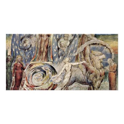 Beatrice Speaks Of Her Car To Dante By Blake Photo Greeting Card by Artcollection