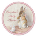 Beatrix Potter Baby Shower DIY Cupcake Toppers stickers