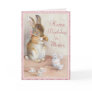 Beatrix Potter Bunny Rabbit Custom Birthday Card