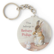 Beatrix Potter Custom Personalised Key Chain