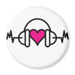 Beats of love Magnet