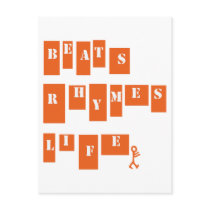 Beats Rhymes Life Post Card
