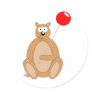 Beau the Bear with a LollyPop