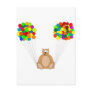Beau the Bear with Balloons Post Cards