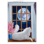 Beau the Moon Cat Card