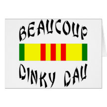 Beaucoup Dinky Dau Vietnam Greeting Cards