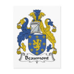 Beaumont Family Crest Postcards