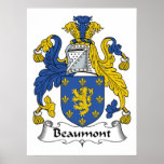 Beaumont Family Crest Posters