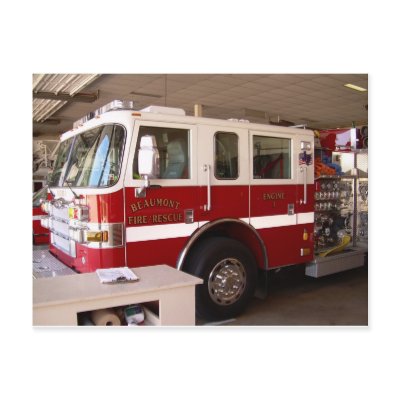 Beaumont Fire Dept. Postcard by BestBuddies
