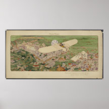 Beaumont the winner in Bleriot monoplane Print