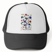 Beautful Jacobean Bird of Paradise Embroidery