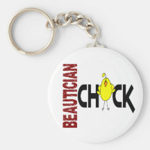 Beautician Chick 1 Keychain