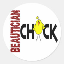 Beautician Chick 1 Stickers