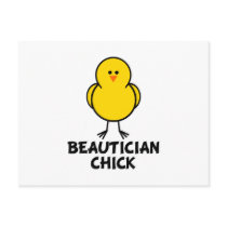 Beautician Chick Post Card