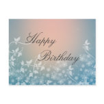 Beautiful abstract birthday design postcards