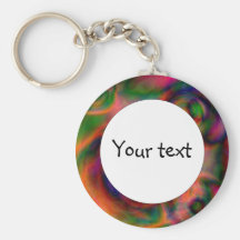 Beautiful abstract design key chains