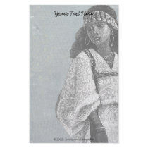 Beautiful African Girl Personalised Stationery