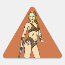 Beautiful Amazon Women Stickers