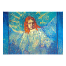 Beautiful Angel art glorious painting by Van Gogh Invites