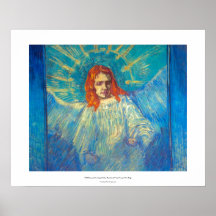 Beautiful Angel art glorious painting by Van Gogh Print