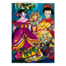 BEAUTIFUL ANTIQUE DOLLS CARD