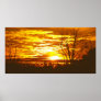 Beautiful Autumn Sunset Poster