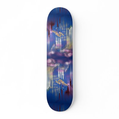 Beautiful Back to the future Skate Decks by inspirelove