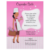 Beautiful Bake Sale Flyer personalised