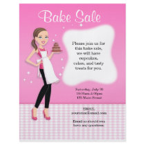 Beautiful Bake Sale Flyer personalised