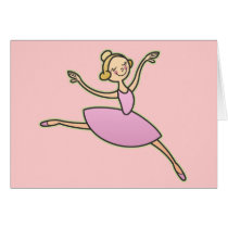 Beautiful Ballerina Greeting Card