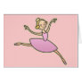 Beautiful Ballerina Greeting Card