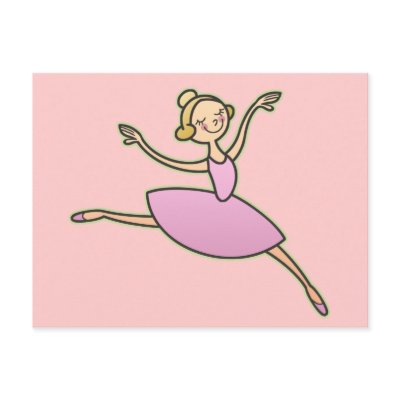 Beautiful Ballerina Postcards by konceptskids