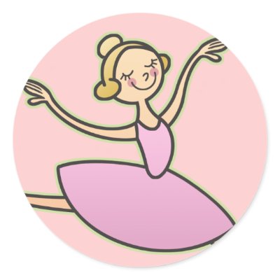 Beautiful Ballerina Stickers by konceptskids