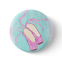 Beautiful Ballet Shoes Button