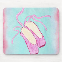 Beautiful Ballet Shoes Mousepad