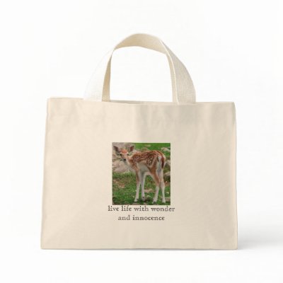Beautiful Bambi Tote Bags by sacredsoul