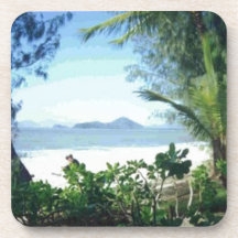 BEAUTIFUL BEACH BEVERAGE COASTERS