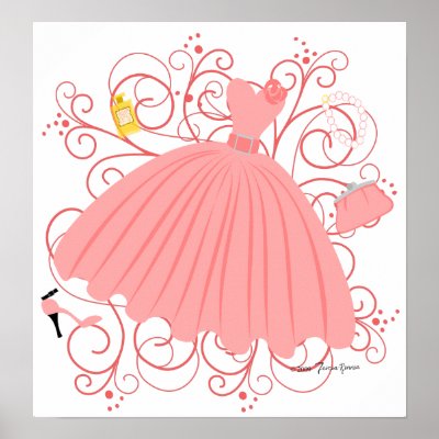 Beautiful, Beautiful Dress Posters by trennea