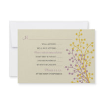 Beautiful Berries RSVP Cards Invites