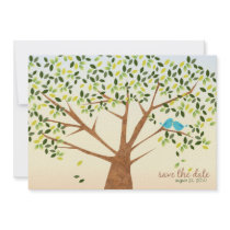 Beautiful Bird Tree Save the Date